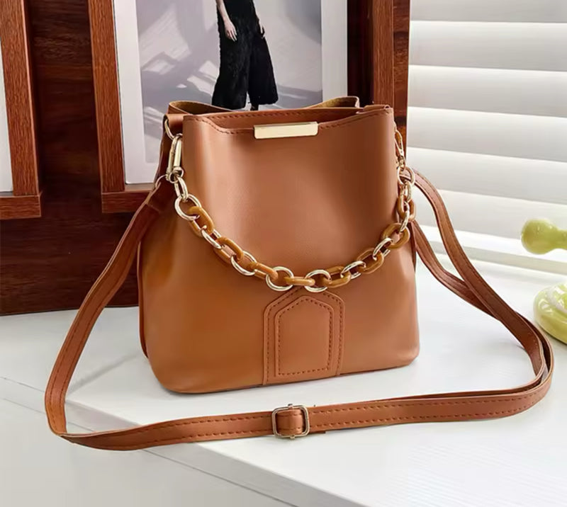 Bolsa de couro crossbody