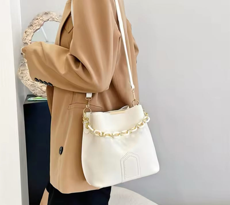 Bolsa de couro crossbody