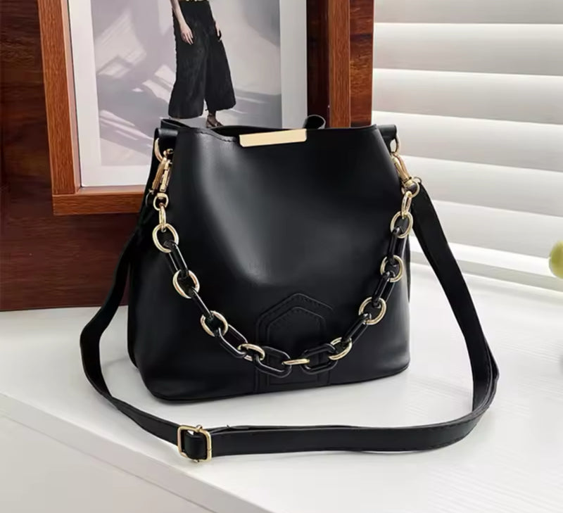 Bolsa de couro crossbody